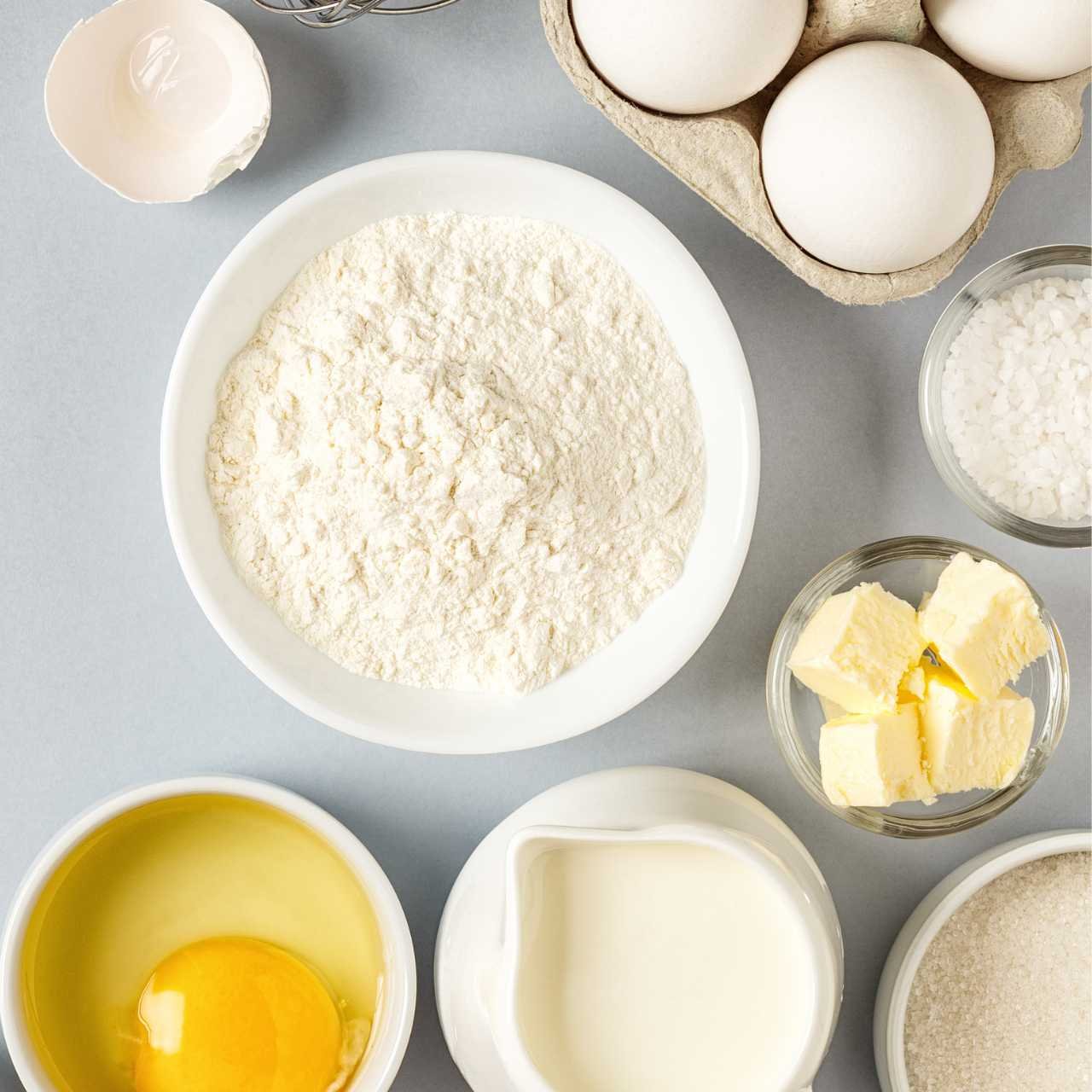 Função dos ingredientes do bolo