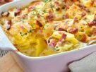 Batata gratinada com bacon