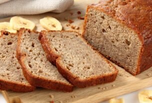 Bolo de banana sem açúcar