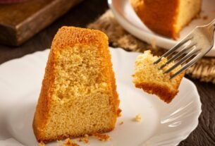 Bolo de fubá com maizena