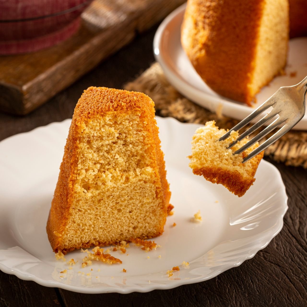 Bolo de fubá com maizena