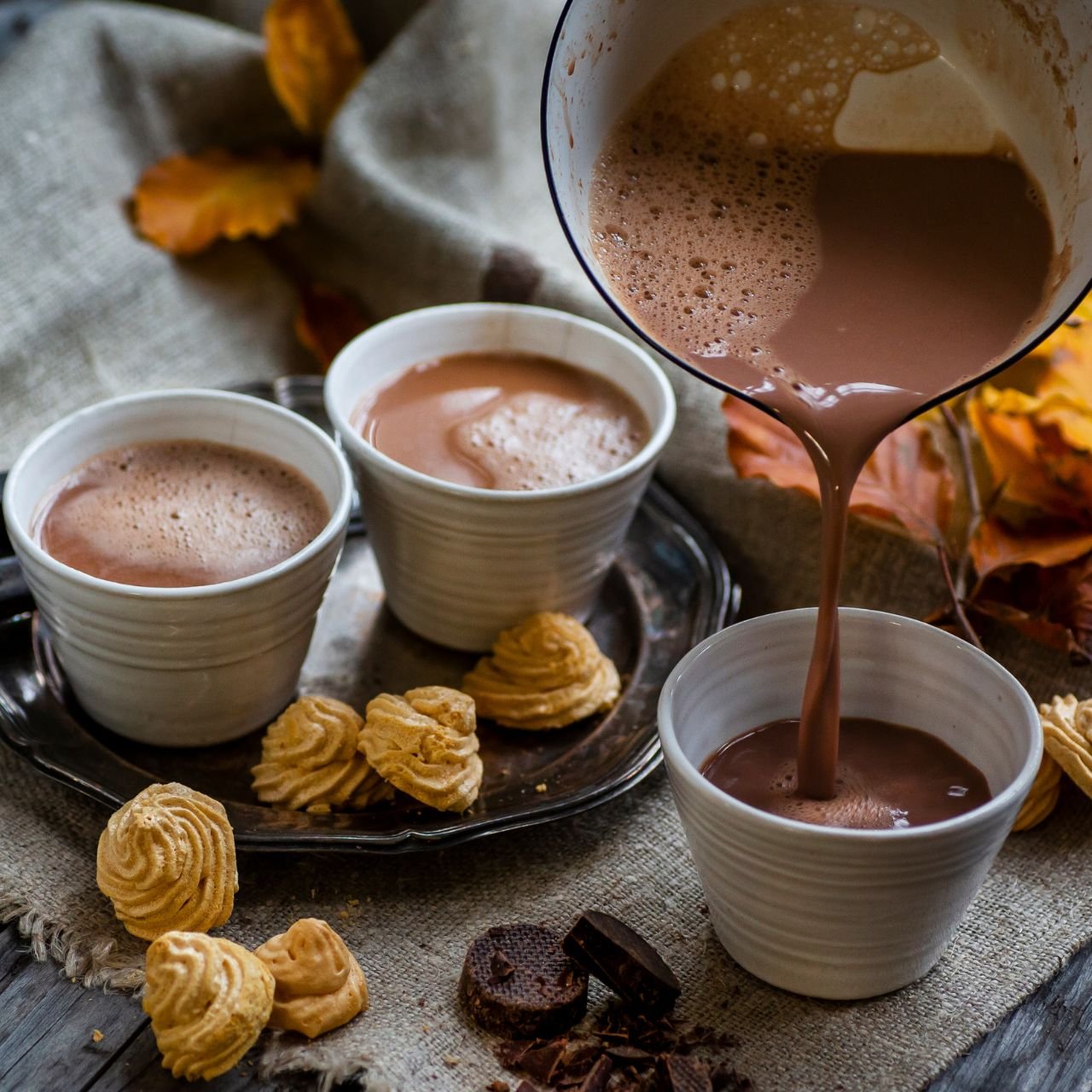 Chocolate quente cremoso