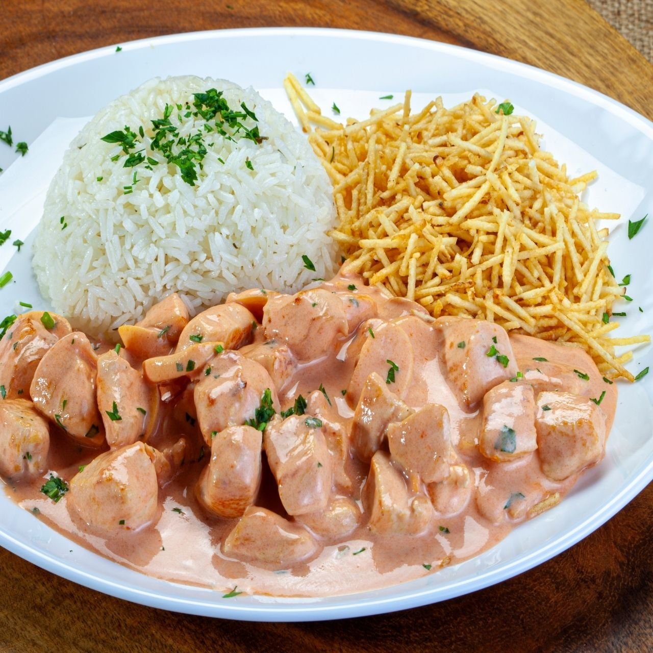 Estrogonofe de frango