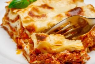 Lasanha de carne moída