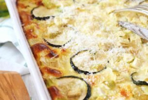 abobrinha gratinada com molho branco