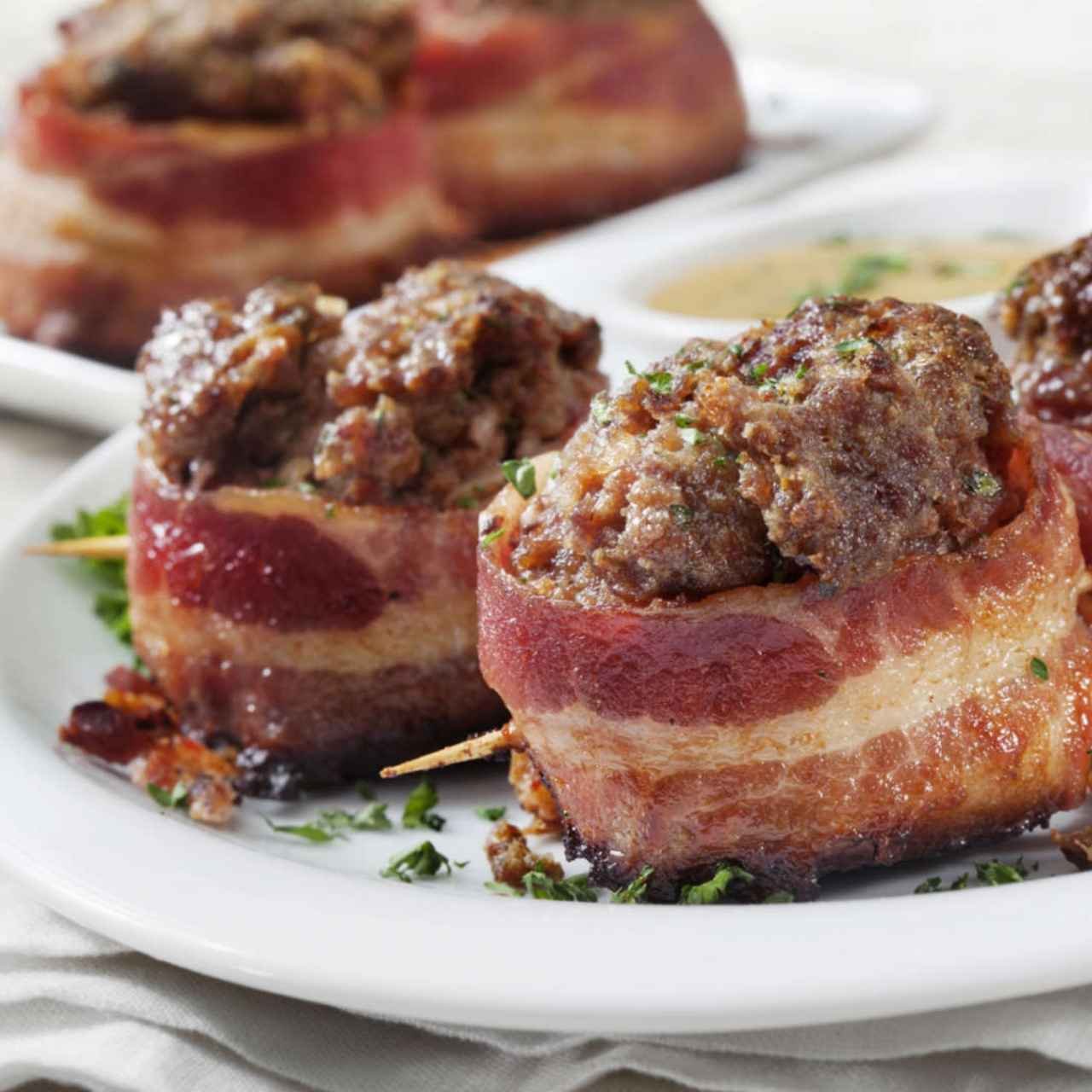 Medalhão de carne moída